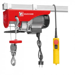 Palan électrique - 500 W - 230 V charge max - 250 kg - Holzmann