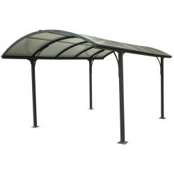 Carport en aluminium – 14,62 m² – Protection élégante et moderne de marque HABRITA, référence: J4223100