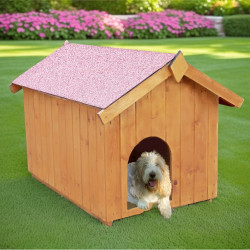 Niche à chien - NC0711.01 – 0,77 m² – Idéale pour un chien - HABRITA