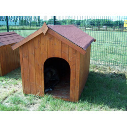 Niche à chien - NC0914.01 – 1,17 m² – Idéale pour les gros chiens - HABRITA