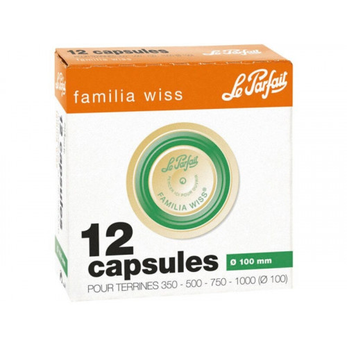 Sachet de 12 capsule de bouteille FAMILIA WISS 100 - LE PARFAIT