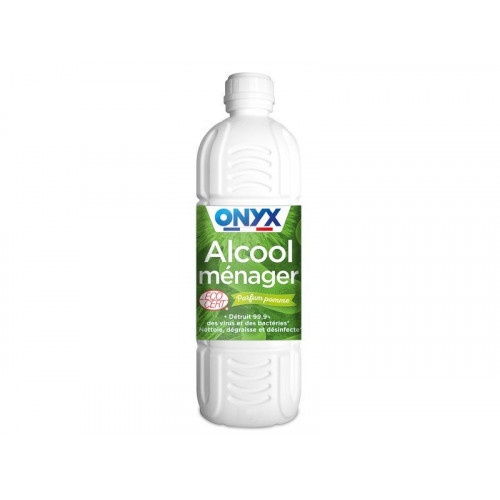 Alcool ménager 70° liquide - parfum pomme 1L - ONYX