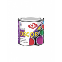 Laque decor multi-support brillant int/ext carbone 60ml - Durieu