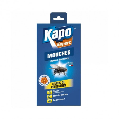 Adhésifs anti-mouches décorés x4 KAPO Expert - KAPO