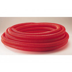 Gaine pour réseaux enterrés, JANOFLEX, diam.40 mm x L.25 M  rouge - JANOFLEX