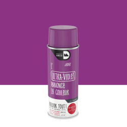 Bombe de peinture Relook tout MAISON DECO ultra-violet brillant 400 ml de marque MAISON DECO, référence: B8426300