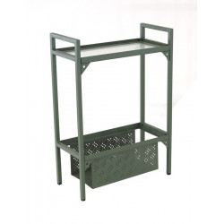 Etagère Balcon en acier à 1 niveau - 102 x 24 x 75 cm - vert de marque PROLOISIRS, référence: J8224500