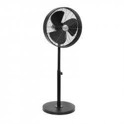 Ventilateur sur pied en métal Diamètre 40 cm - Réglable en hauteur 90-128 cm de marque Tristar, référence: B8439300