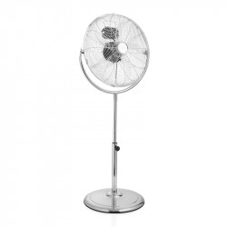 Ventilateur métallique sur pied à grande vitesse Diamètre 45 cm - Réglable en hauteur 99-135 cm de marque Tristar, référence: B8439800