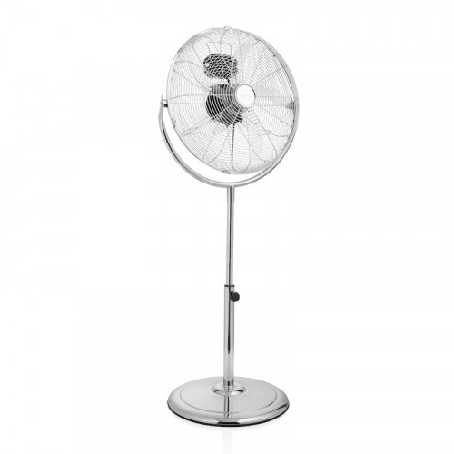 Ventilateur métallique sur pied à grande vitesse Diamètre 45 cm - Réglable en hauteur 99-135 cm - Tristar