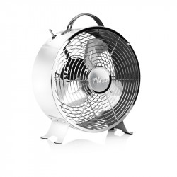 Ventilateur rétro en métal Diamètre 25 cm - 2 positions réglables de marque Tristar, référence: B8440100