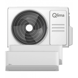 Unité extérieure pour bisplit - climatiseur prêt à poser - blanc - Modèle SCM 52 DUO de marque QLIMA, référence: B8443100