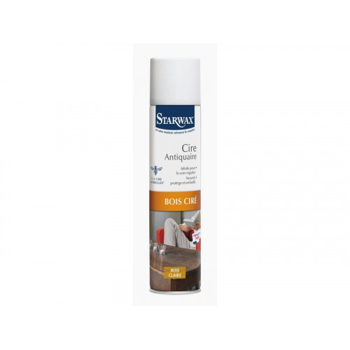 Cire antiquaire bois clair cire aerosol 0.3 L  STARWAX - Starwax