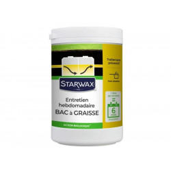 Entretien Bac A Graisses Hebdomadaire 6 Mois 750G de marque Starwax, référence: B8435900