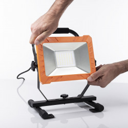 Projecteur de chantier LED Éclairage extérieur blanc naturel 50 W 4000lm - SMARTWARES