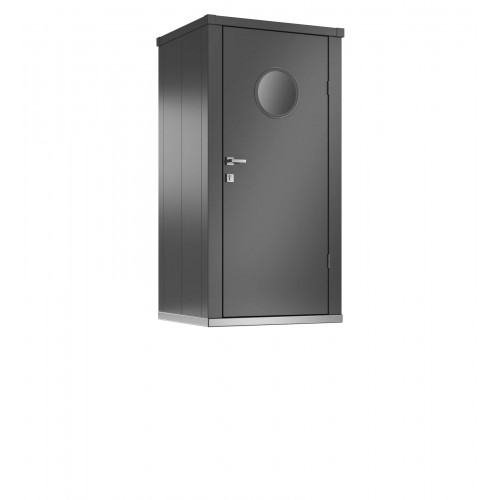 Armoire à outils avec hublots - taille S - Anthracite -  97 x 84 x 194 - acier - Guardi