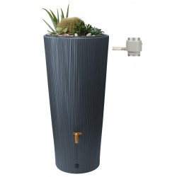 Kit Réservoir LINUS 2en1 220L - Gris graphite -  Collecteur Eco Gris - GRAF 