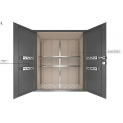 Ensemble d'aménagement intérieur pour armoire à outils Guardi - taille L - Acier de marque Guardi, référence: J8448400