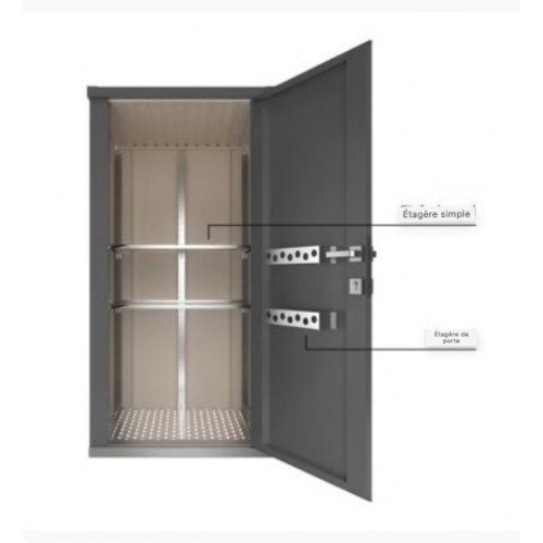 Ensemble d'aménagement intérieur pour armoire à outils Guardi - taille S - Acier - Guardi