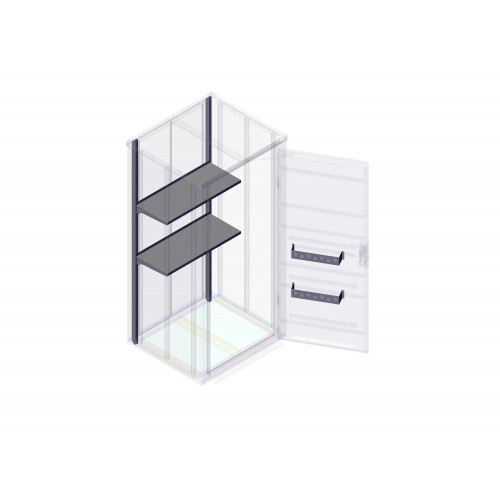 Ensemble d'aménagement intérieur pour armoire à outils Guardi - taille S - Acier - Guardi