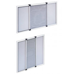 Moustiquaire extensible pour fenêtre - TELESIO 70X50 - BLANC de marque IRS, référence: J8451100