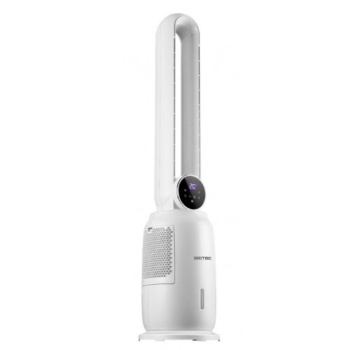 Rafraîchisseur d'air AIR FRESH10 - 35W - fonction lampe - 12 vitesses - blanc - Britec