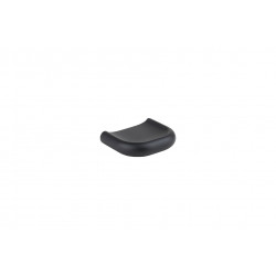 Bouton Tonk noir mat - 39mm x 32mm - Centrale Brico