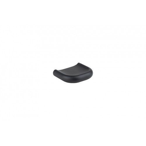 Bouton Tonk noir mat - 39mm x 32mm - Centrale Brico