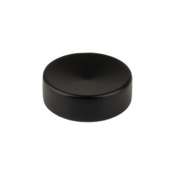 Bouton Blink noir mat + vis - diamètre 26mm - Centrale Brico