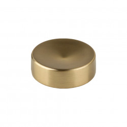 Bouton Blink or foncé coupe + vis - diamètre 26mm - Centrale Brico