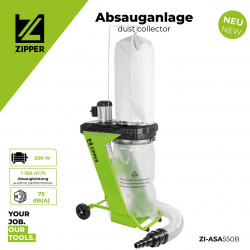 Aspirateur pour atelier - 230 V - 50 Hz - Zipper