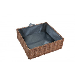 Carré Potager en Osier - Dimensions L.80xl.80xH.20 cm de marque Jany, référence: J8502700