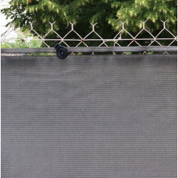 Brise vue - 220GR - 1,20mx3m - anthracite - Made in France de marque Jany, référence: J8506000