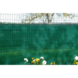 Brise vue - 90gr/m² - 1,20X10M - Vert - Jany