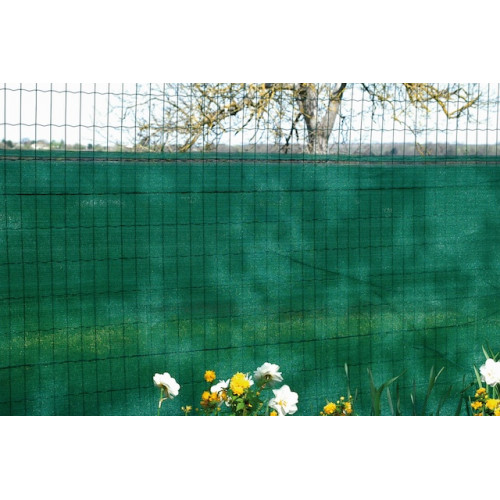 Brise vue - 90gr/m² - 1,20X10M - Vert - Jany