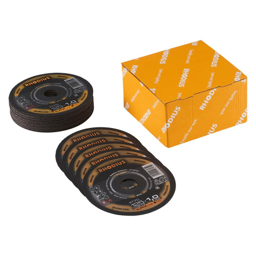 Pack 25 Disques de tronçonnage ALPHALINE - XT70 PACK - 125 x 1,0 x 22,23mm - Rhodius