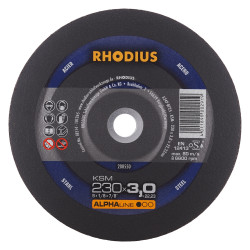 Disque de tronçonnage métallique - ALPHALINE - KSM - 230 x 3,0 x 22,23mm - Rhodius