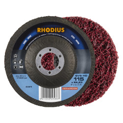 Disque de nettoyage non tissé - TOPLINE - SVS - 115 X 22,23mm - Rhodius