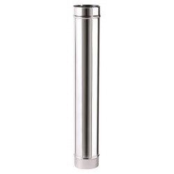 Tuyau de raccordement - 1M de longueur - modèle TYRAL - inox 304 - Ø125 de marque Joncoux, référence: B8527100