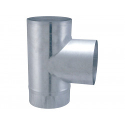 Coude en T de 90° d'angle pour raccordement femelle - modèle POLYFEU - Diamètre 153 mm de marque Joncoux, référence: B8532000