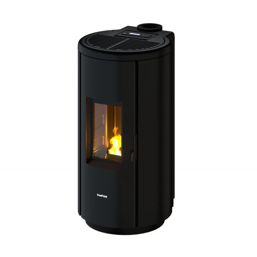 Poêle à granulés étanche Chrome 5 noir - 5 kW - FreePoint