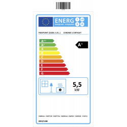 Poêle à granulés étanche Chrome 5 Titanium - 5 kW - FreePoint