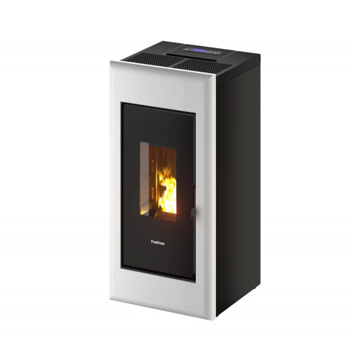 Poêle à granulés étanche One 7  Blanc - 7  kW - FreePoint