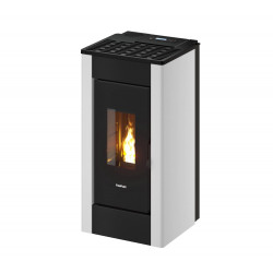 Poêle à granulés étanche Sharp 7 Blanc - 7 kW de marque FreePoint, référence: B8542400