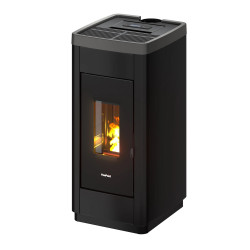 Poêle à granulés étanche Life 9 Bi-Flux Titanium - 8,5 kW de marque FreePoint, référence: B8543100