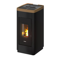 Poêle à granulés étanche Life 9 Dark-gold - 8,5 kW de marque FreePoint, référence: B8543200