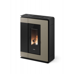 Poêle à granulés étanche Arco 7 Bi-Flux Light Bronze - 7 kW de marque FreePoint, référence: B8544200