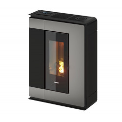 Poêle à granulés étanche Arco 7 Bi-Flux Titanium - 7 kW de marque FreePoint, référence: B8544400