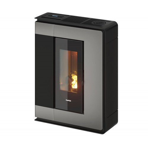 Poêle à granulés étanche Arco 7 Bi-Flux Titanium - 7 kW - FreePoint