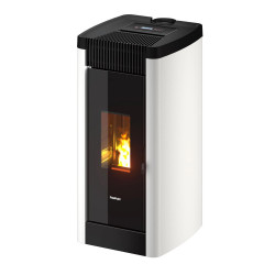 Poêle à granulés étanche Steel 9 Blanc - 8,5  kW de marque FreePoint, référence: B8544900